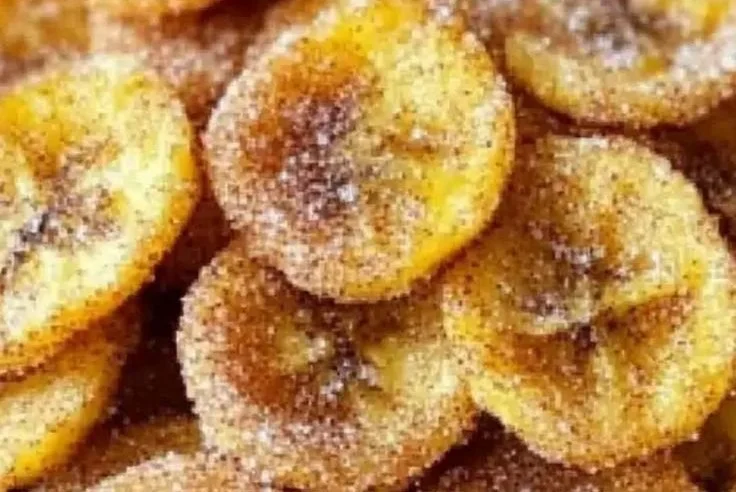 Air-Fried Cinnamon Sugar Banana Chips
