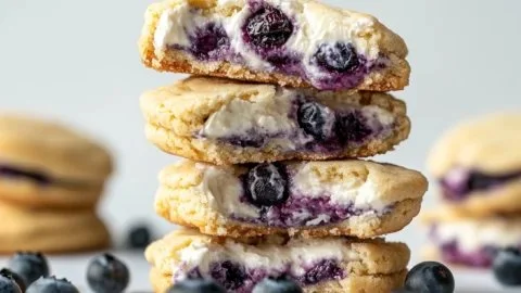 Blueberry Cheesecake Cookies