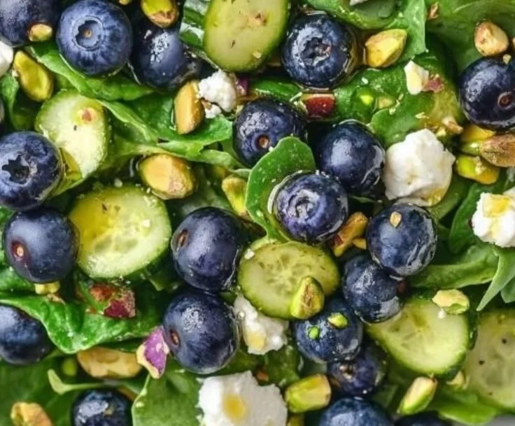 Blueberry Pistachio Spring Salad