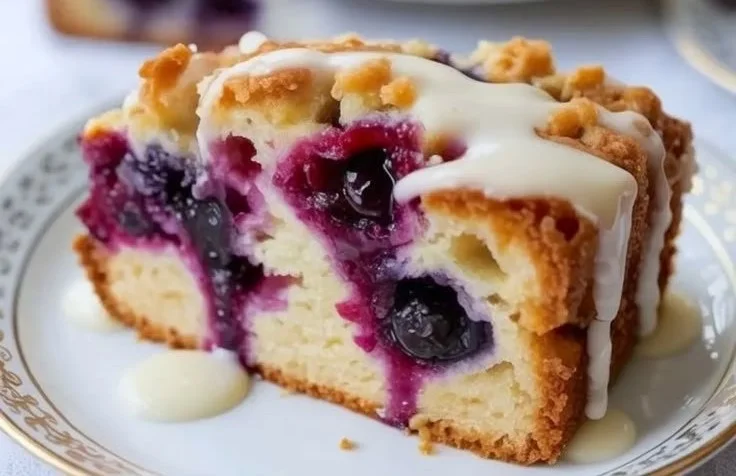 Blueberry Sour Cream Coffee Cake