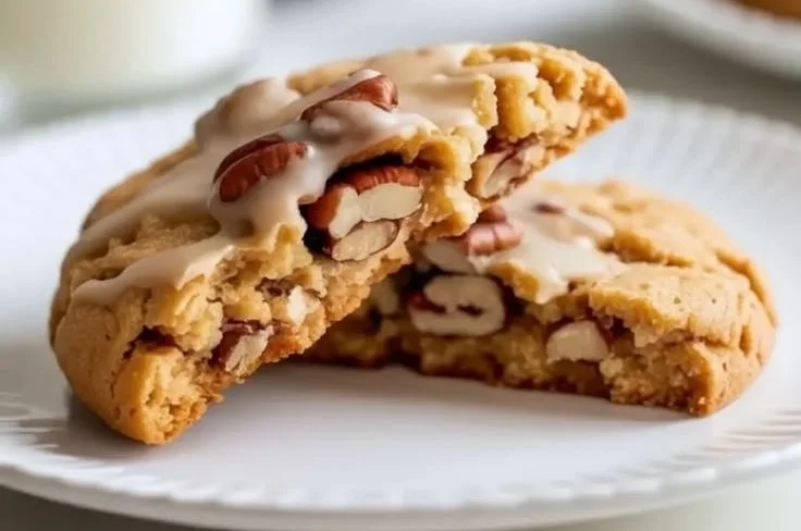 Chewy Maple Pecan Cookies