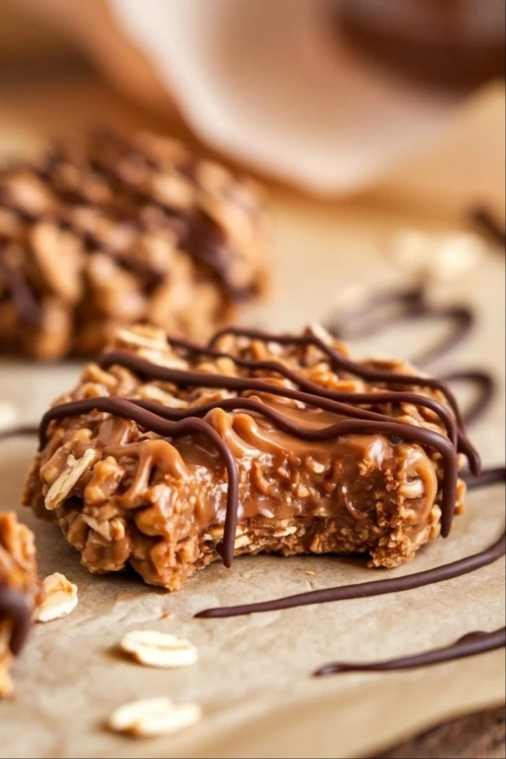 Chocolate Peanut Butter Caramel Cookies