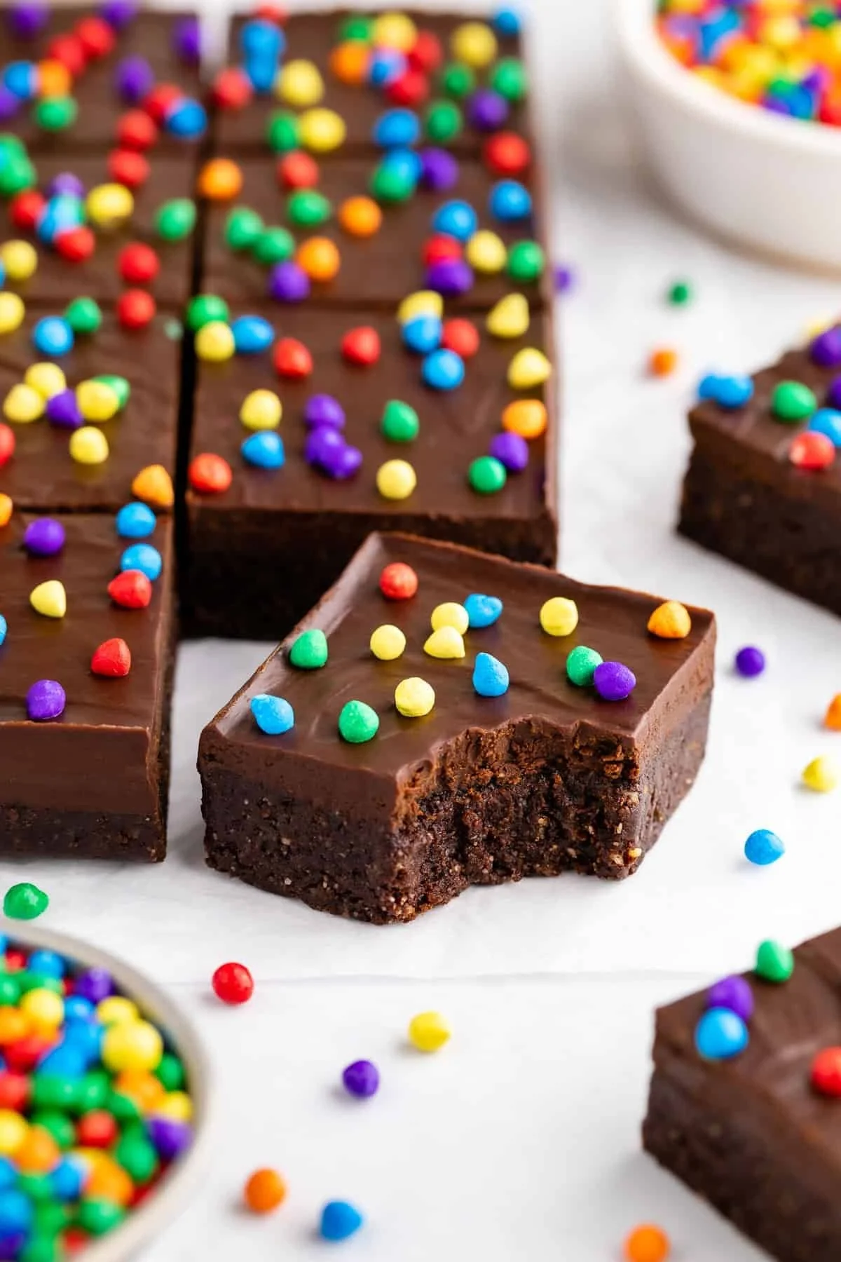 Cosmic No-Bake Vegan Brownies