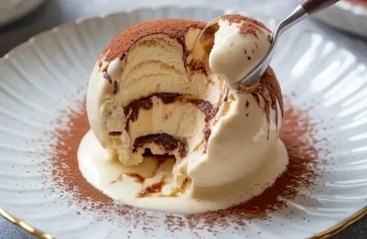 Creamy Tiramisu Ice Cream Recipe