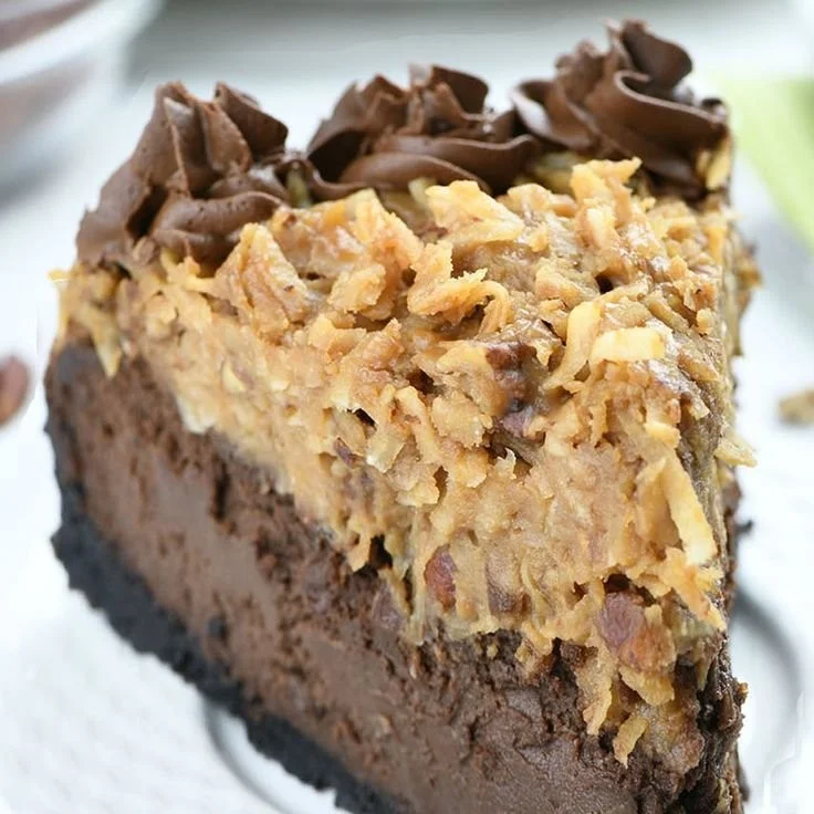 Decadent German Chocolate Cheesecake