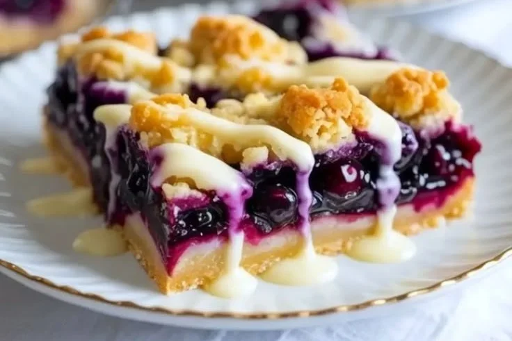 Delicious Blueberry Pie Bars Recipe