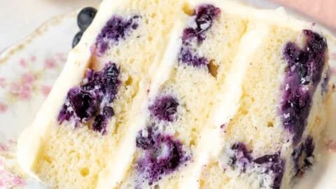 Lemon Blueberry Layer Cake Recipe
