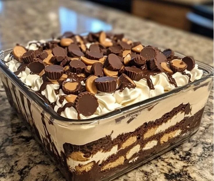 No-Bake Peanut Butter Chocolate Mousse