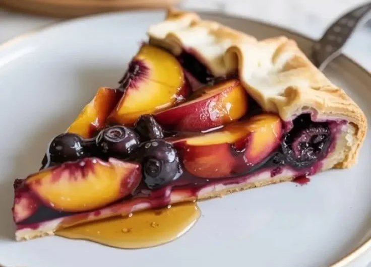 Peach Blueberry Galette Recipe