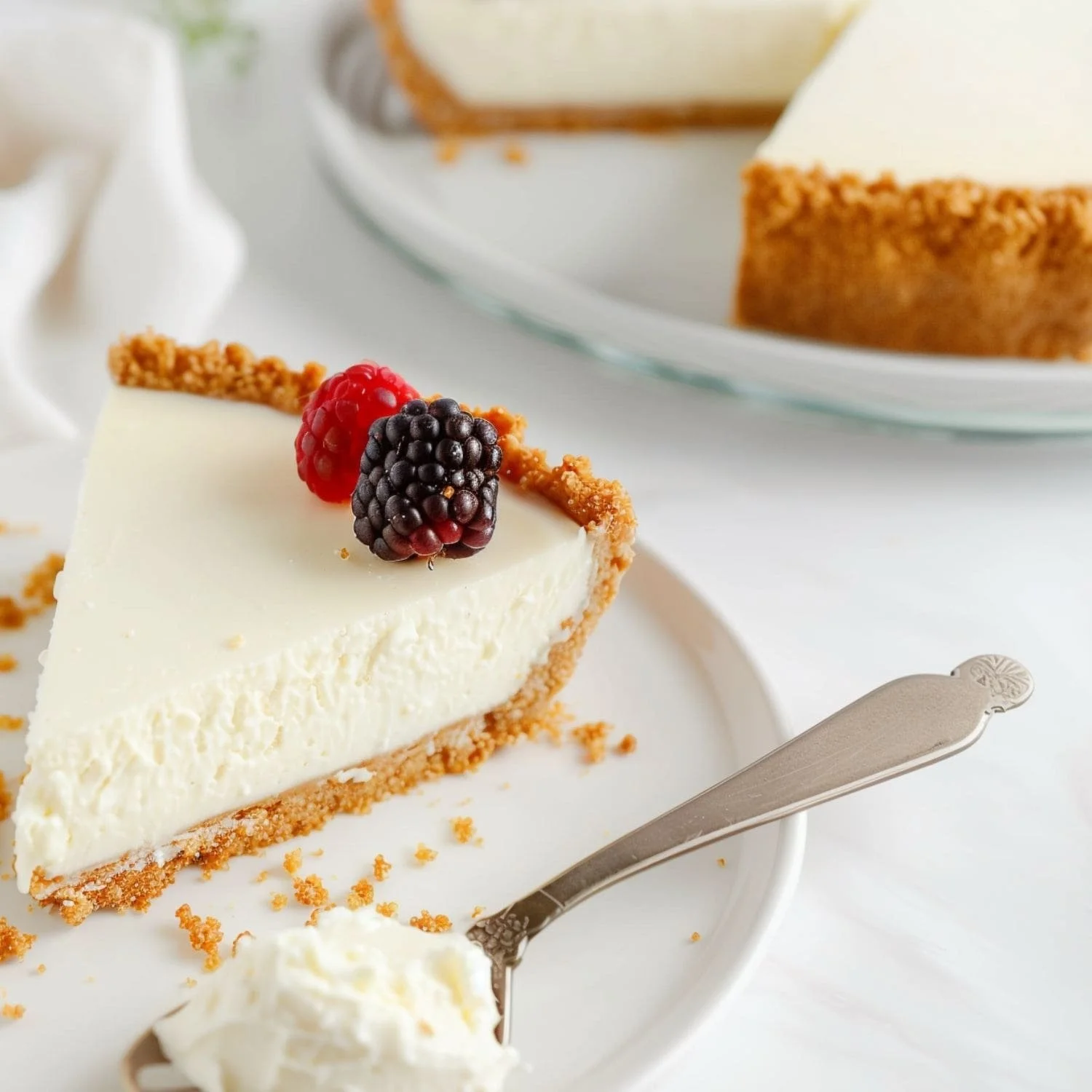 Plain No-Bake Cheesecake