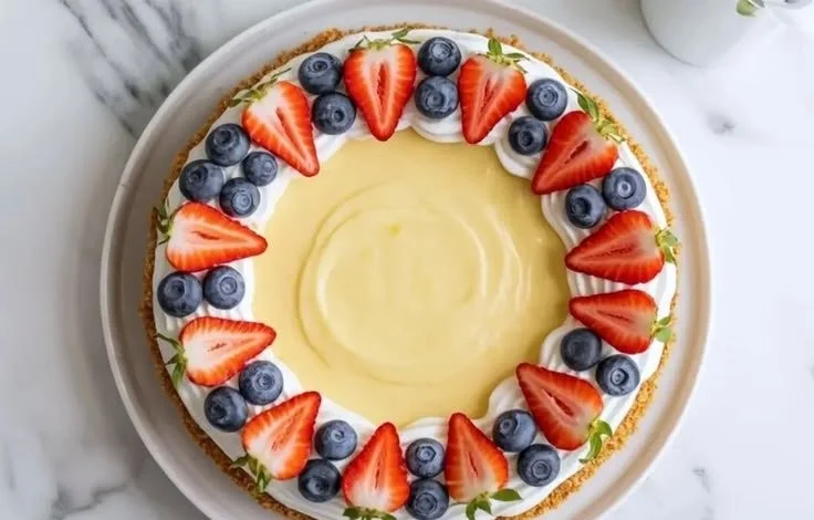 Red White and Lemon Pie