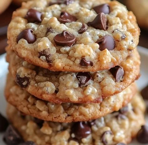 Rice Krispie Chocolate Chip Cookies