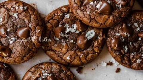 Salted Brownie Cookies