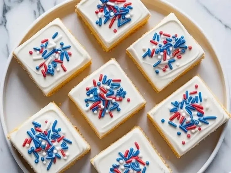 Stars and Stripes Cookie Bars