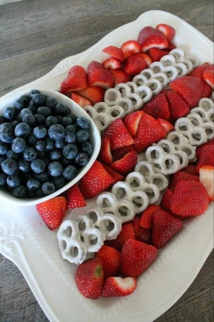 Stars and Stripes Fruit Platter