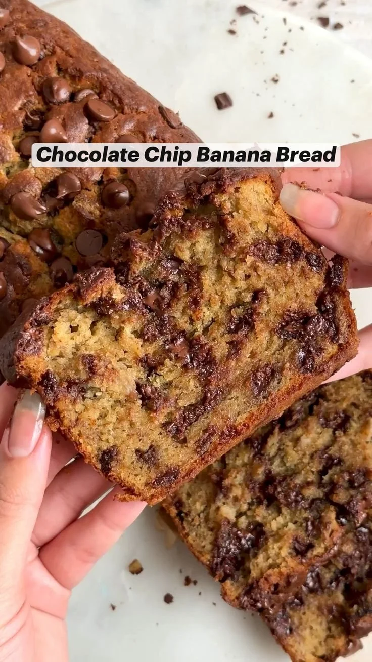 Banana Bread with Chocolate Chips