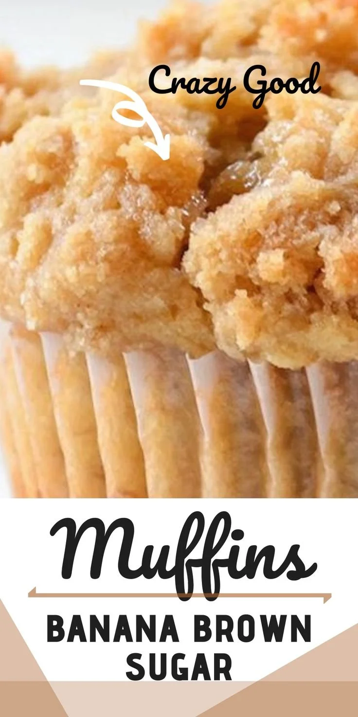 Banana Brown Sugar Crumb Muffins