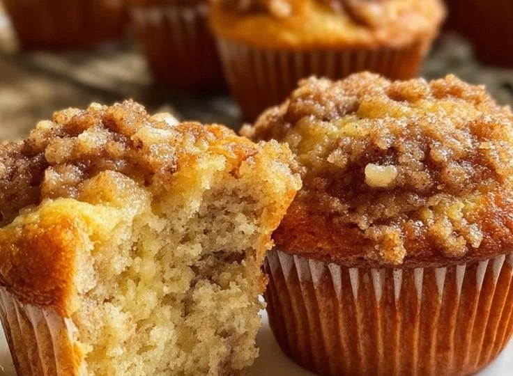 Best Coffee Cake Banana Muffins