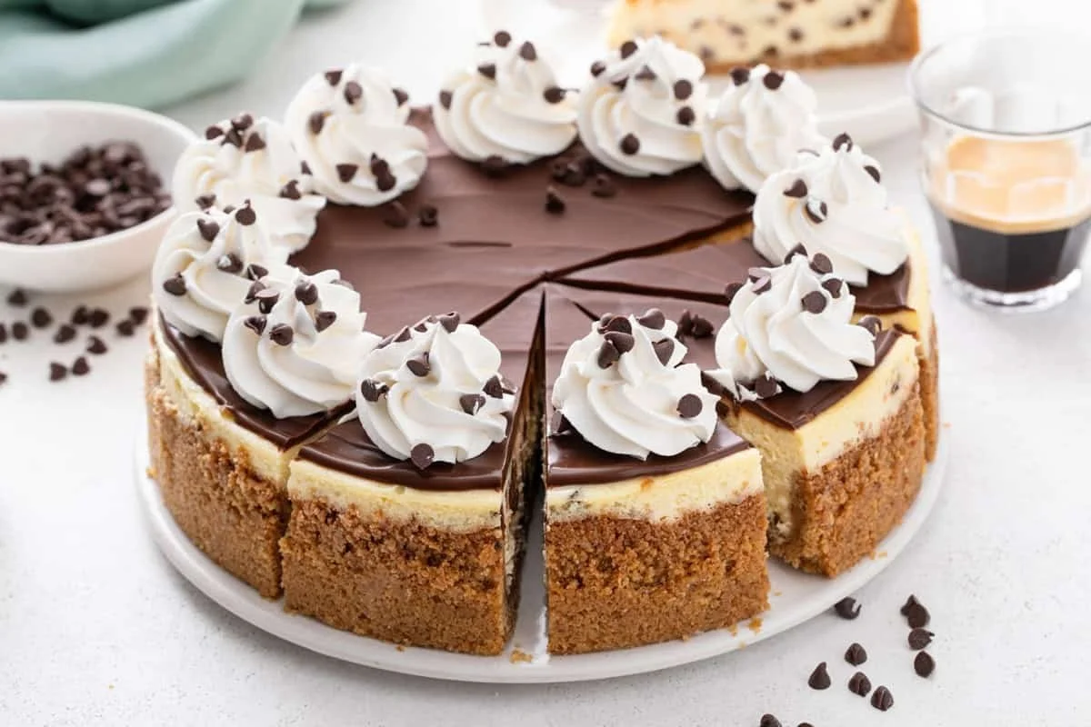 Creamy Chocolate Chip Cheesecake