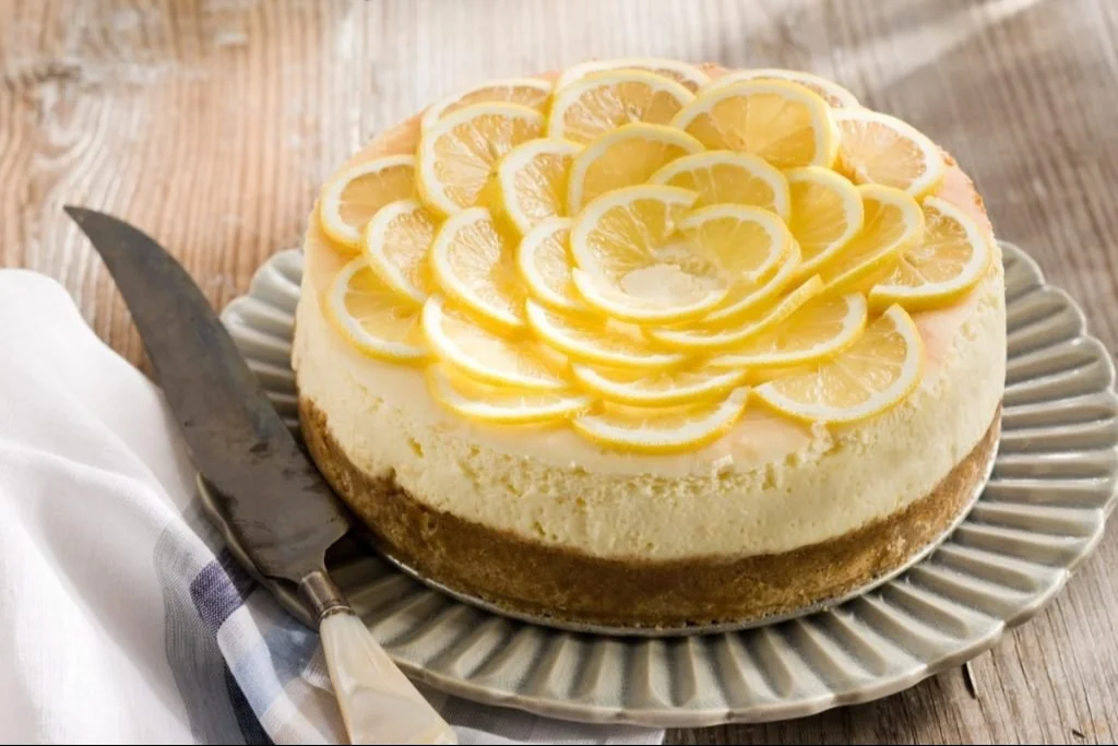 Creamy Lemon Mousse Cheesecake