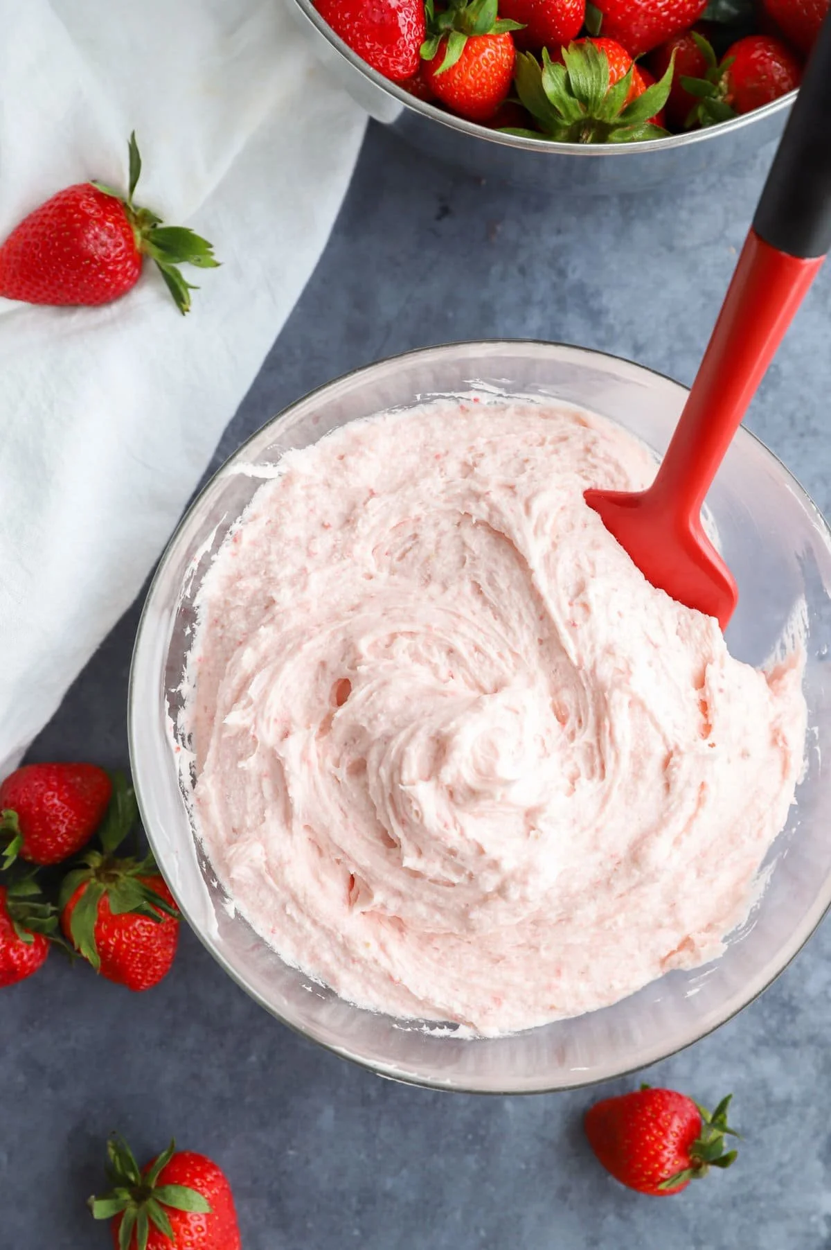 Creamy Strawberry Buttercream Frosting