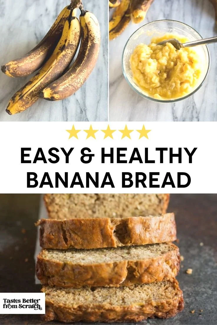 Easy Healthy Banana Bread