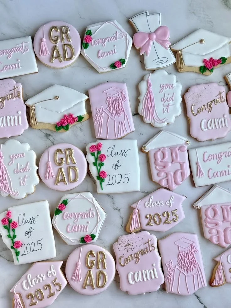 Elegant Graduation Cookies for Celebrations