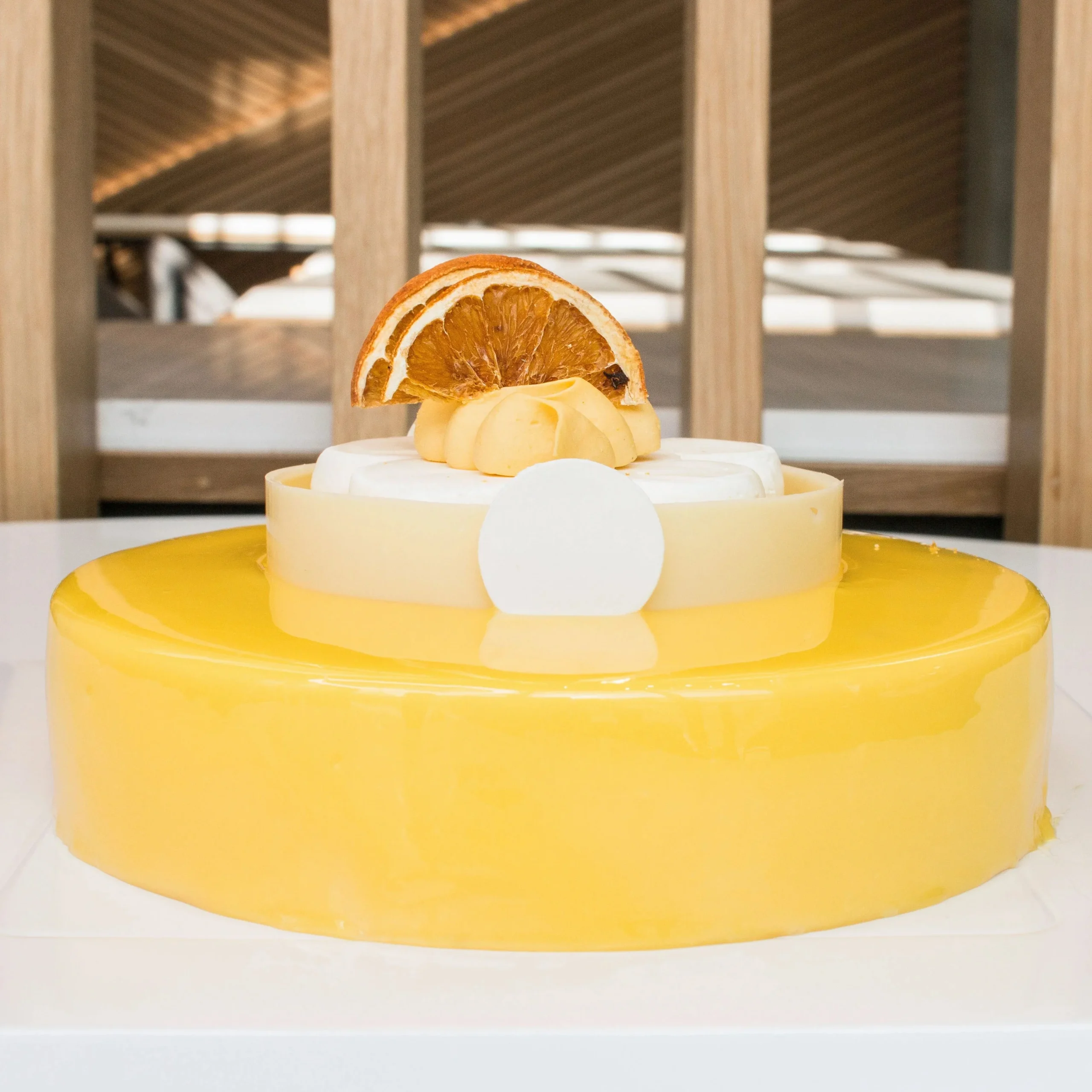 Fluffy Mango Cloud Cake