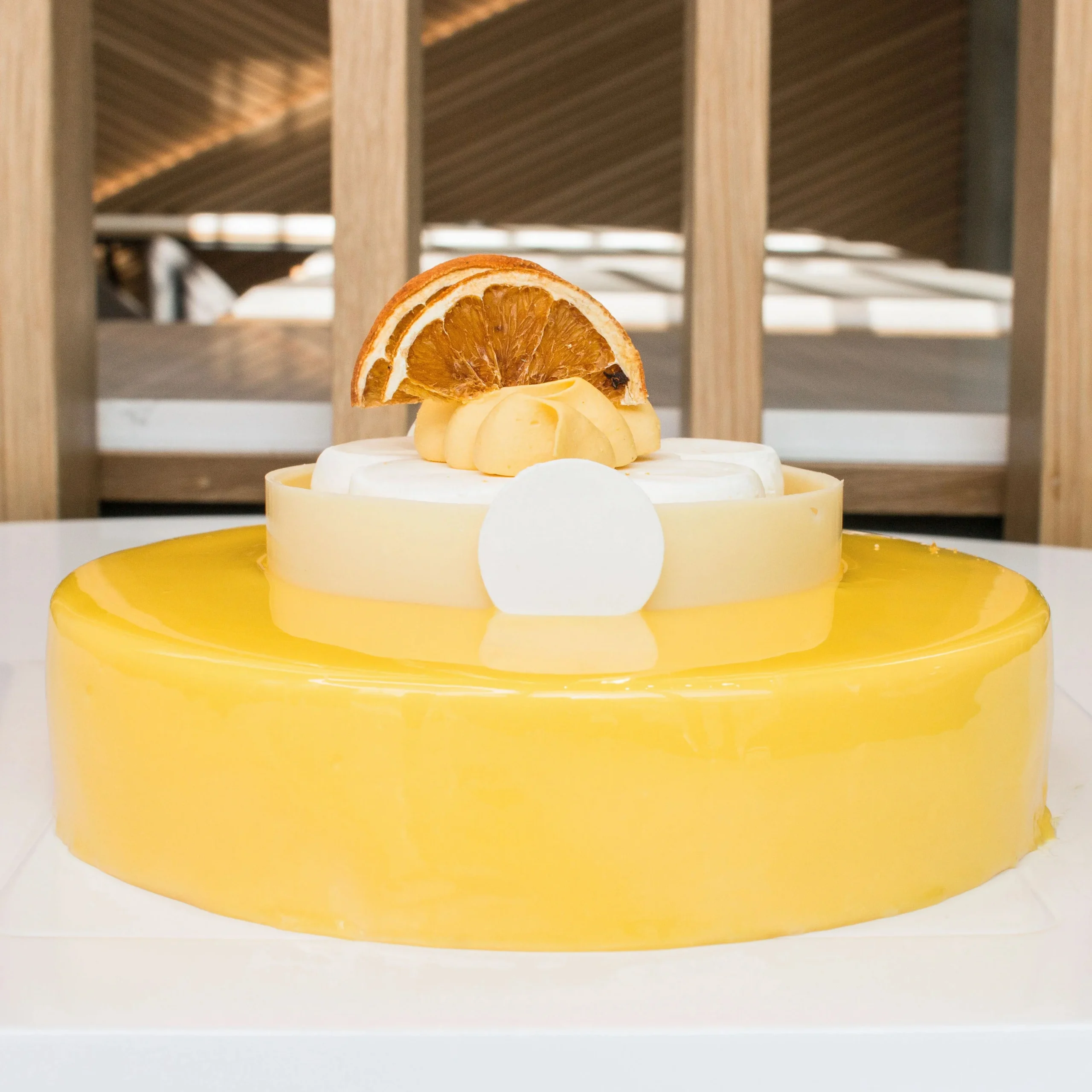Fluffy Mango Cloud Cake
