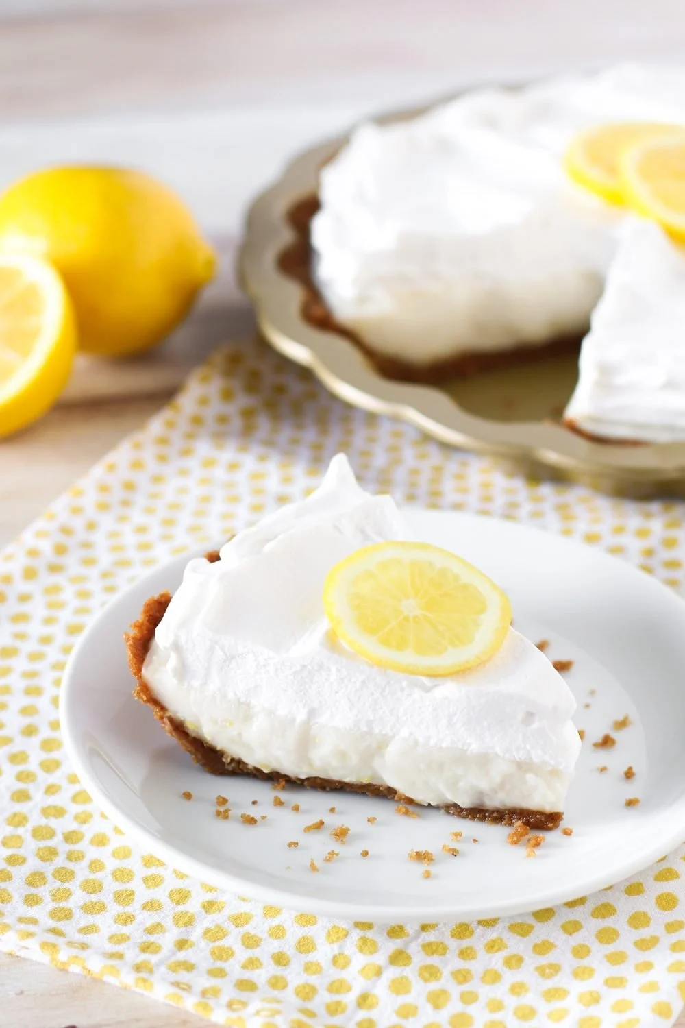 Gluten-Free Lemon Vegan Cream Pie