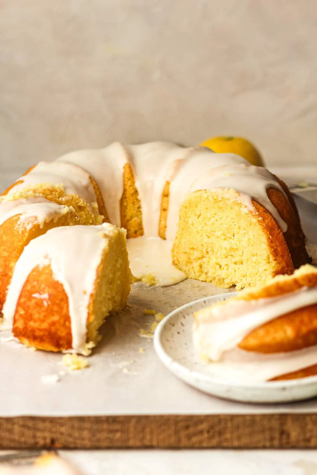 Lemon Glazed Bundt Cake