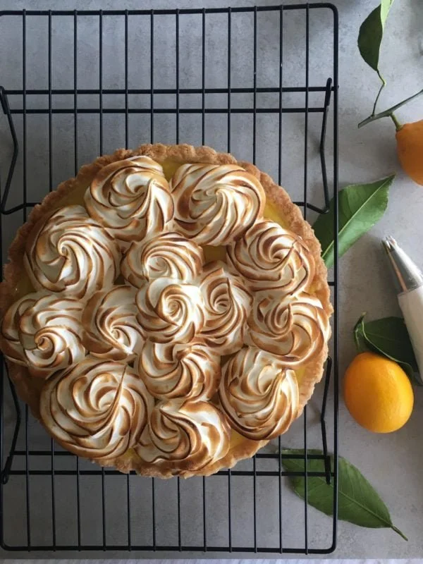 Meyer Lemon Tart with Shortbread