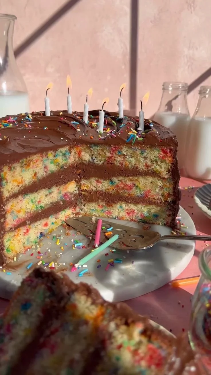 New Funfetti Birthday Cake