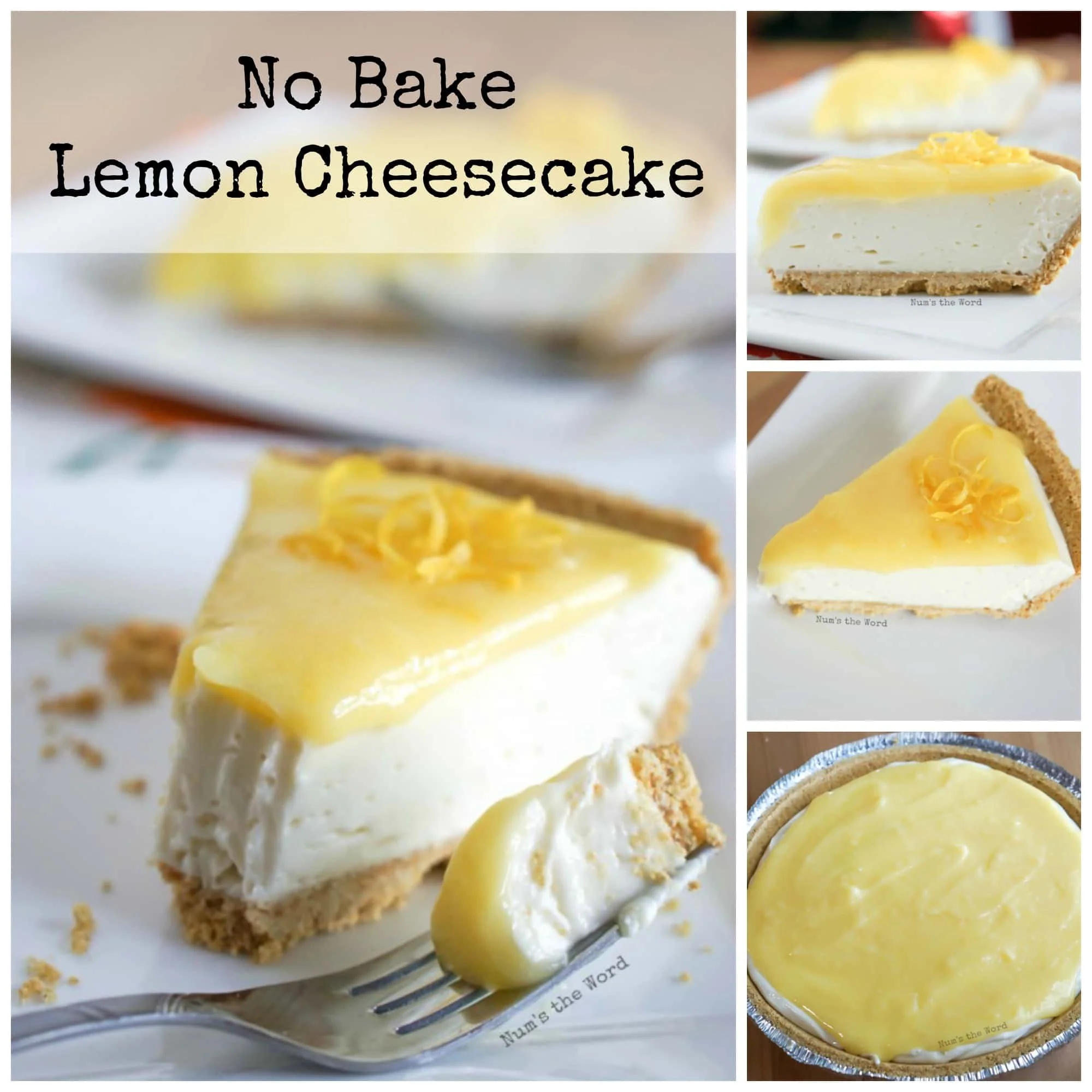 No-Bake Lemon Cheesecake