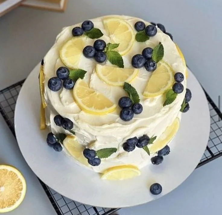 Oreo Lemon Blueberry Bliss Cake