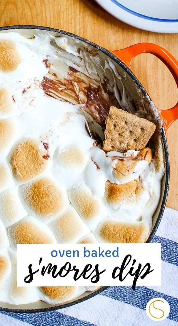 Simple Baked S'mores Dip
