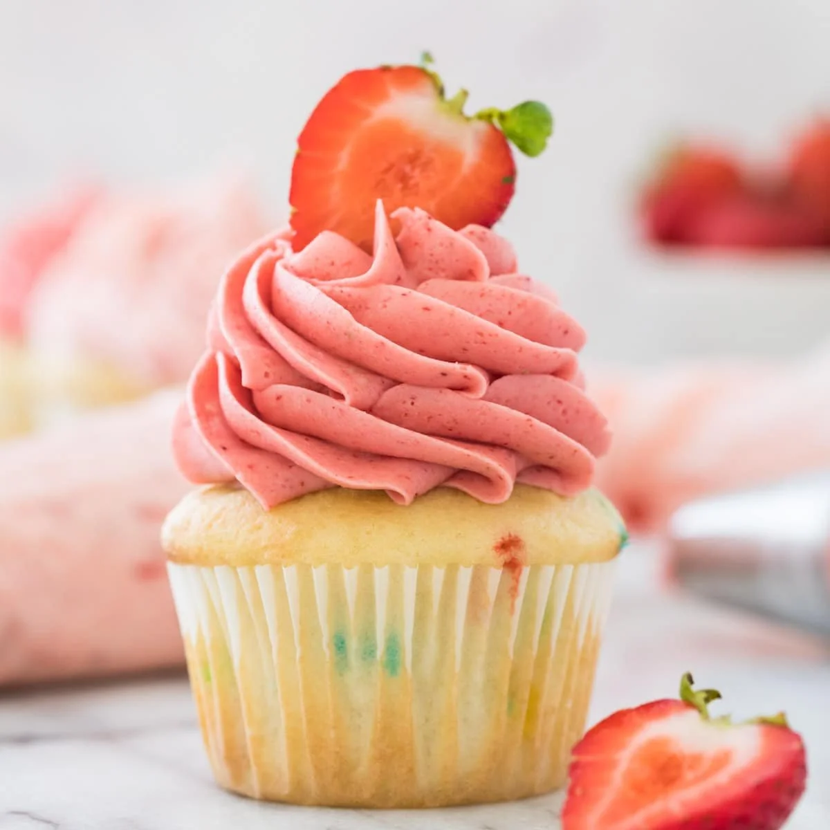 Strawberry Buttercream Frosting Recipe