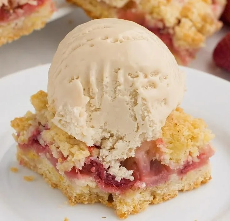 Strawberry Crumb Bars Recipe