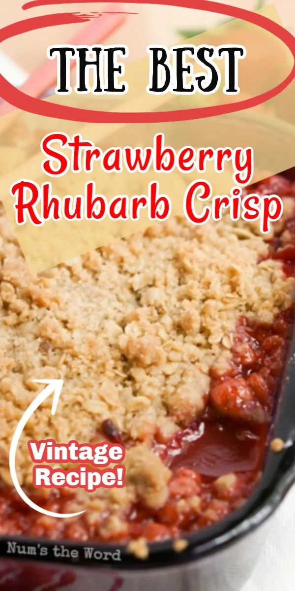 Strawberry Rhubarb Crisp Recipe
