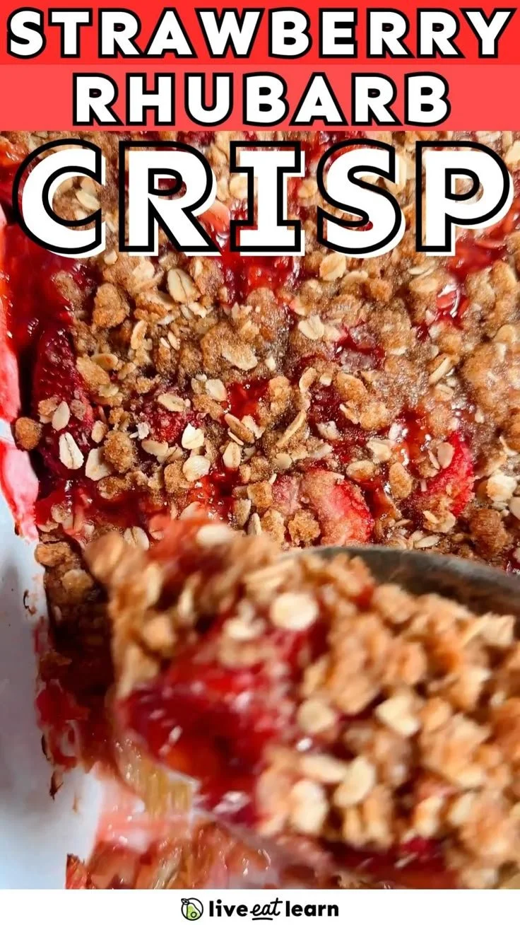 Strawberry Rhubarb Crisp Recipe