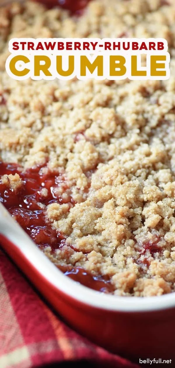 Strawberry Rhubarb Crumble