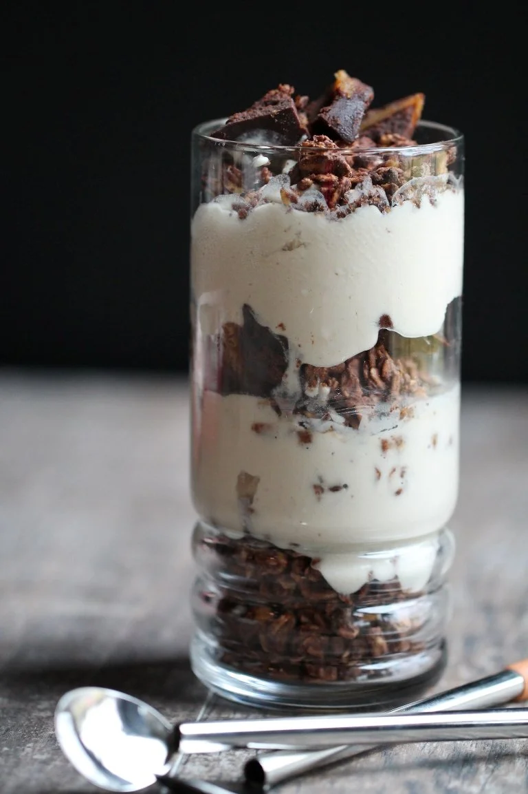 Vegan Chocolate Peanut Butter Parfait