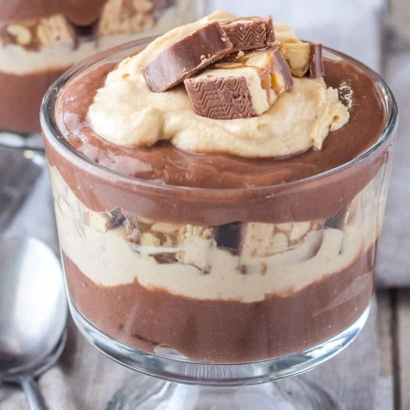 Velvety Chocolate Peanut Butter Parfait