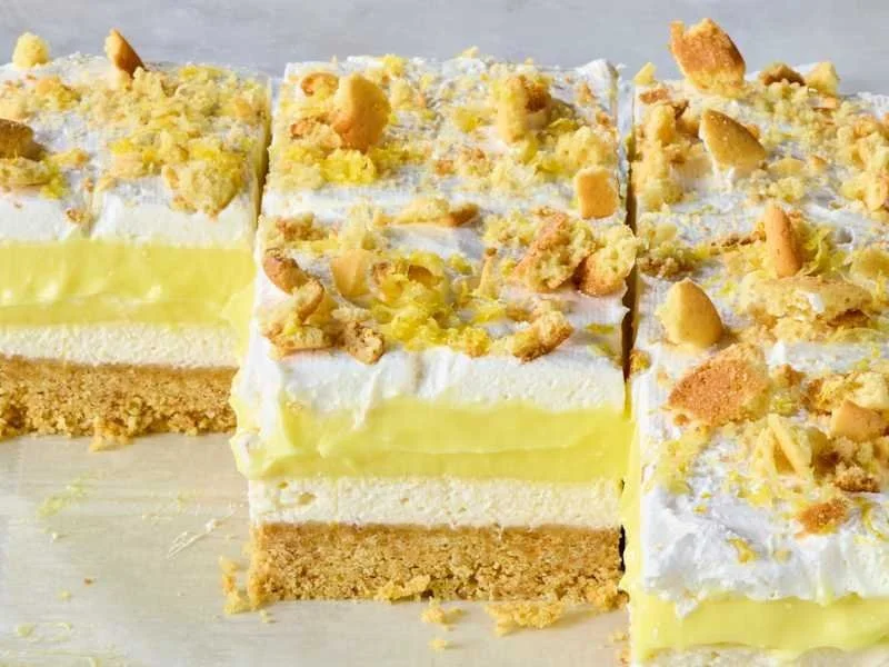 Creamy Lemon Dessert 4 Creamy lemon dessert with a smooth texture and bright citrus flavor.