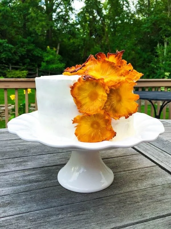 Passion Fruit Mousse Cake 4 Delicious Passion Fruit Mousse Cake showcasing a vibrant mousse topping and crust.